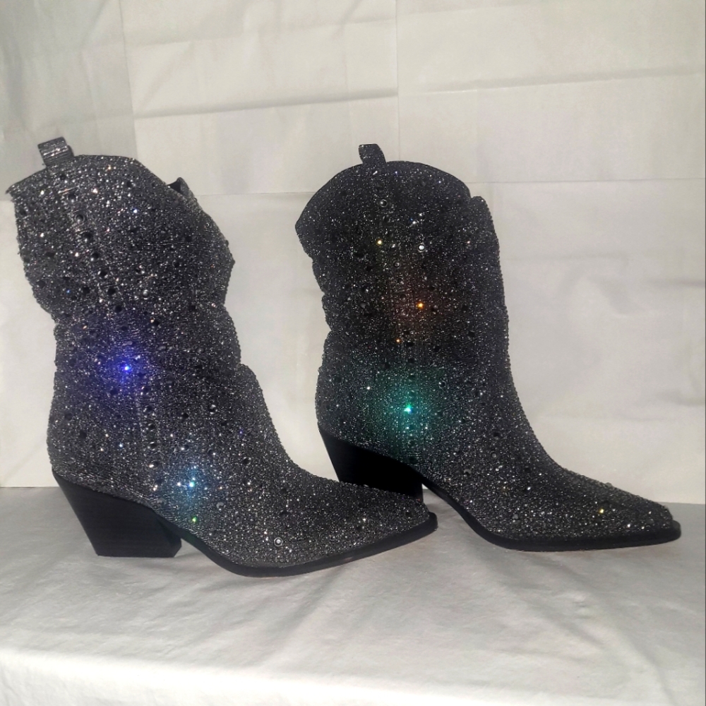 SPARKLE BOOTS Jessica Simpson, Size 8